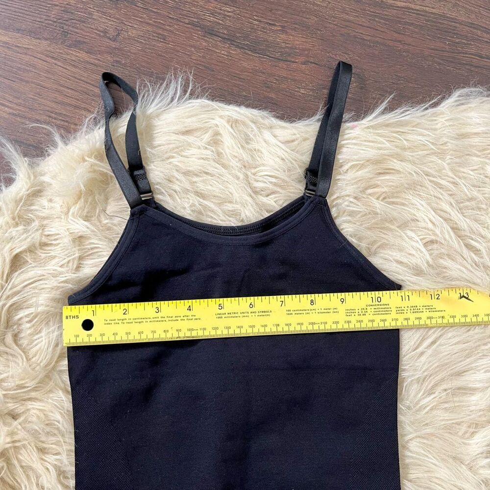 New Black Shapermint Scoop Neck Smoothing Cami S - Picture 3 of 5